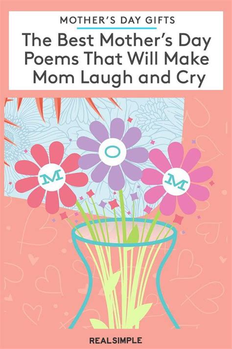 The Best Mother S Day Poem That Will Make Mom Laugh And Cry