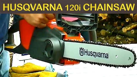 Husqvarna 120i Battery Powered Chainsaw - YouTube