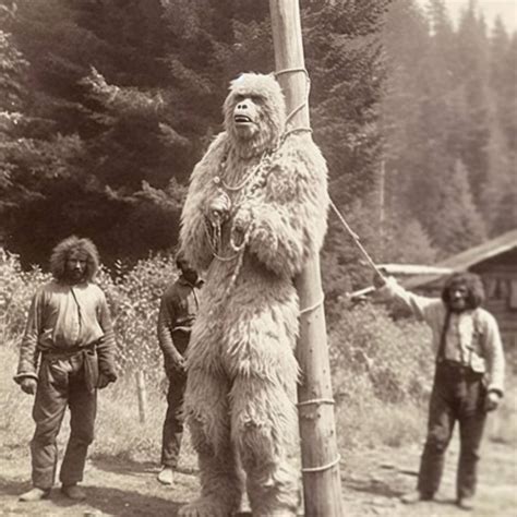 Old 1920 photograph of strange creature, Yeti? by churichuro on DeviantArt