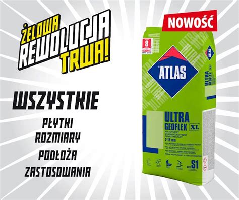 Atlas Klej Elowy Ultra Geoflex Kg Zielony Woreatlas Zaprawy