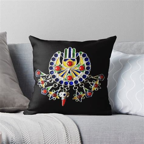 Coussin Bijou Kabyle Amazigh Algerie Par Eldjama Bijoux Kabyle