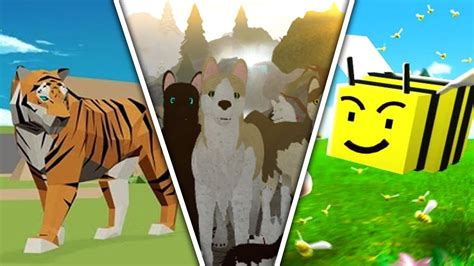 The Best Roblox Animal Simulator Games Youtube