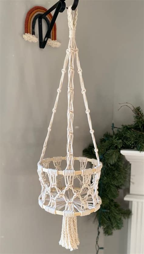 DIY Macrame Hanging Fruit Basket | Easy Tutorial & Video!