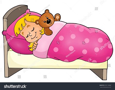 Sleeping Girl Clip Art