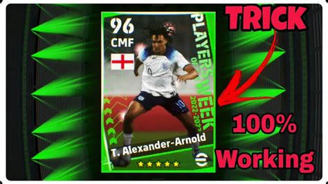 Trick To Get Talexander Arnold From National Potw Pack Efootball🔥