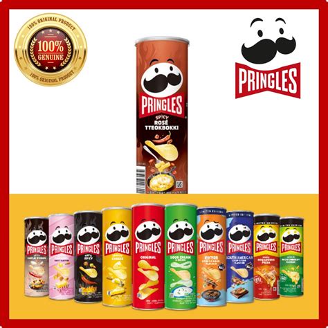 Pringles Potato Chips Pizza Rich Original Sour Cream Onion Hot