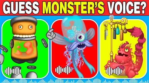 Guess The Monster S Voice My Singing Monsters Knottish Jellbilly