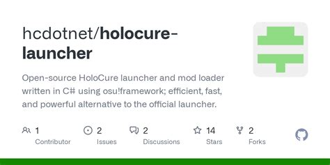 GitHub - hcdotnet/holocure-launcher: Open-source HoloCure launcher and ...