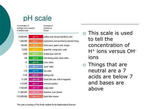 Ppt The Ph Scale Powerpoint Presentation Free Download Id6007865