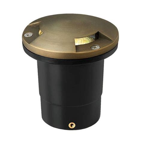 Hinkley Lighting Low Voltage 20 Watt Matte Bronze Hardy Island Directional Top Cast Brass Well