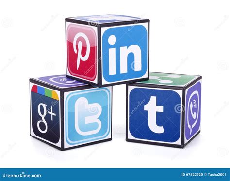 Logotypes Of Social Media Editorial Image Image Of Creative 67522920