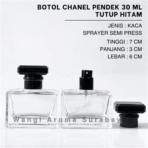 Jual Botol Parfum Chanel Ml Hitam Spray Semi Press Botol Parfum