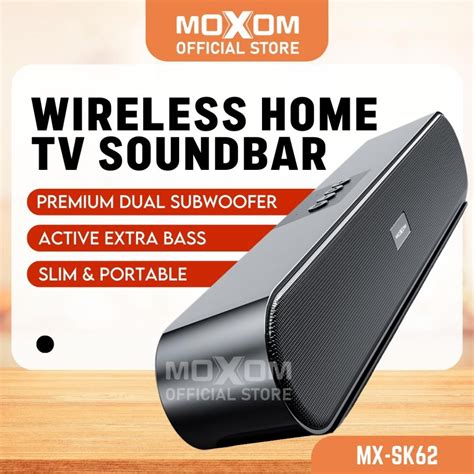 Moxom Original Wireless Soundbar Home Theater Extra Hifi Stereo Bass