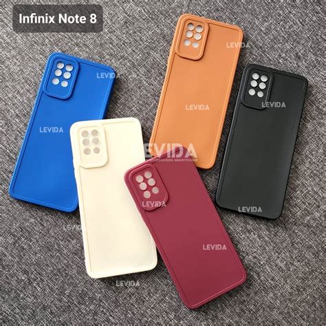 Jual INFINIX NOTE 8 CASE PRO CAMERA MACARON CASE INFINIX NOTE 8