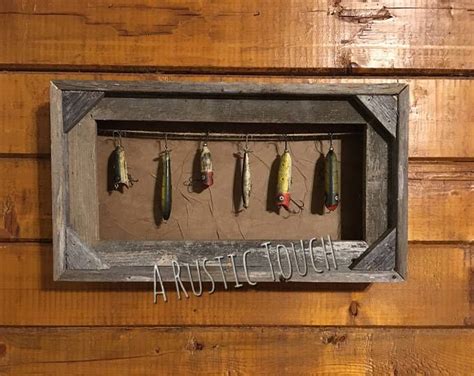 Fishing Lure Display Case Etsy Fishing Lures Display Display Case