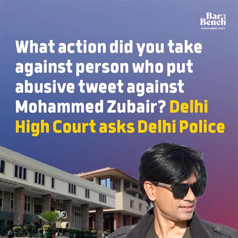 Mohammed Zubair On Twitter Rt Barandbench What Action Did You Take