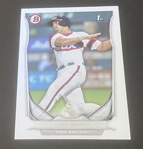 2014 Bowman Jose Abreu RC 1st Bowman White Sox BP17 EBay