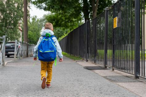 Boy At School Gate Stock Photos Pictures And Royalty Free Images Istock