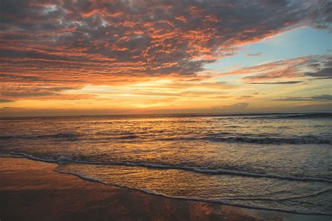 Wallpaper Sinar Matahari Matahari Terbenam Laut Air Alam Pantai