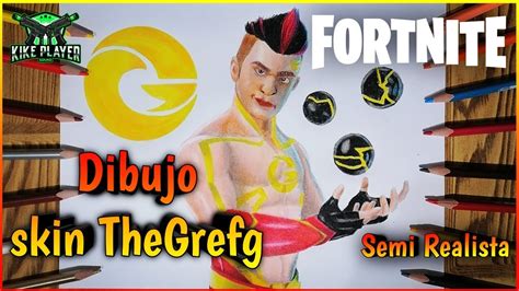 Cómo Hacer Un Dibujo De La Skin De Thegrefg En Fortnite Youtube