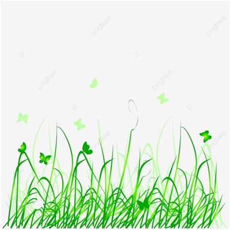 Spring Nature Grass Vector Design Images Grass Silhouette Green Nature