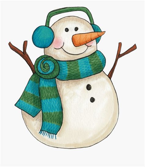 Winter Snowman Clip Art More - Free Clip Art Snowman , Free Transparent ...