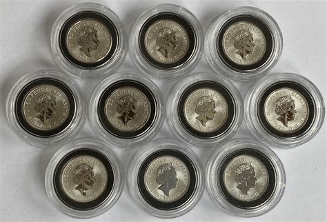 Queens Beasts Coin Silver Proof Quarter Ounce Set M J Hughes