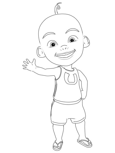 Gambar Mewarnai Ipin Upin Dunia Parenting