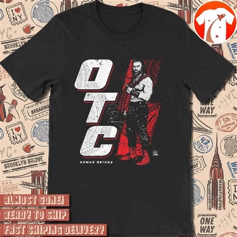 Official Roman Reigns Otc Signature Wwe 2024 T Shirt