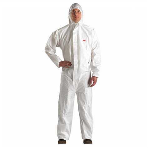 3M 4510 Coverall White Disposable Type 5 6 Size M Neptune Asia