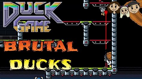 Duck Game Gameplay 75 Brutal Ducks 3 Player Youtube