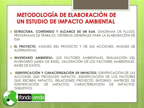 Principios Y Fundamentos De La Evaluación De Impacto Ambiental