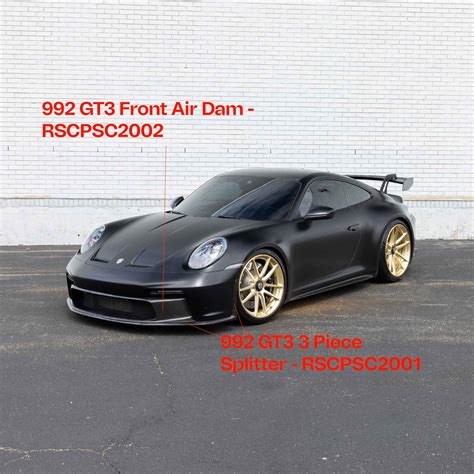 Rsc Gt3 Front Splitter Carbon Fiber Fits Porsche 992 Gt3 Racing Sport Concepts