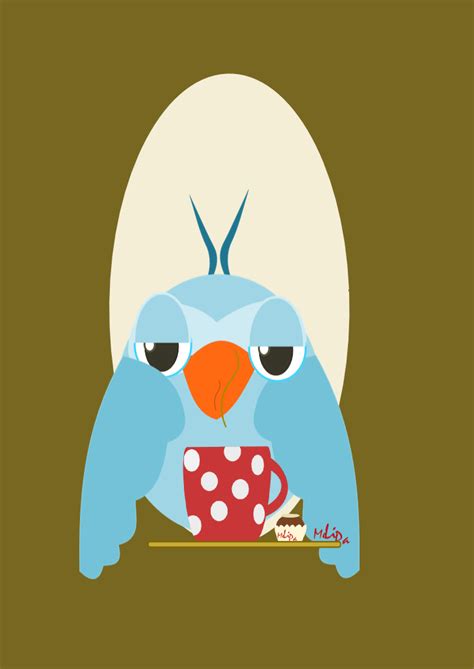 free printable early bird illustration - KaffeeEule Clipart - freebies | MeinLilaPark