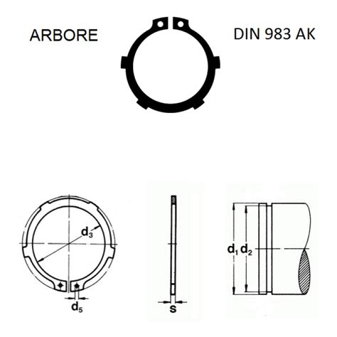 Ak Din Siguranta Elastica Seeger Pentru Arbore Din Otel De Arc