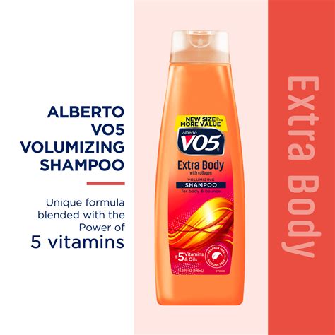 Alberto Vo5 Extra Body Volumizing Shampoo With Collagen For All Hair Types 16 9 Oz