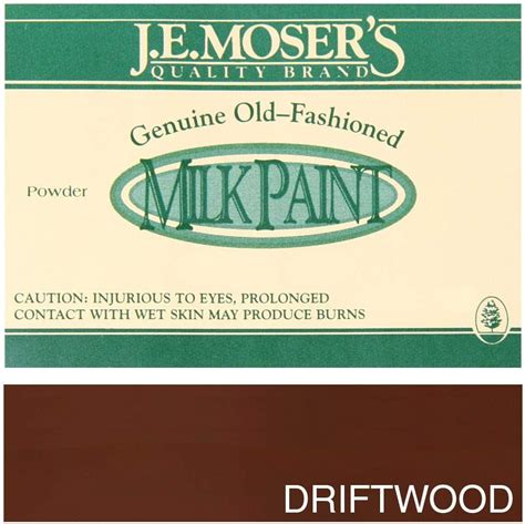 J E Moser S 141785 Finishes Wood Stains And Dyes Driftwood Milk Paint 1 Pint Uk