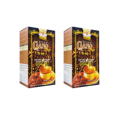 Boxes Gano Excel Ganocafe Ganoderma Coffee In Cafe Latte Kopi Free