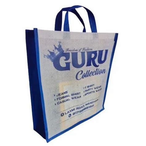 Handle Type Loop Handle Blue Non Woven Printed Bag For Shopping At Rs