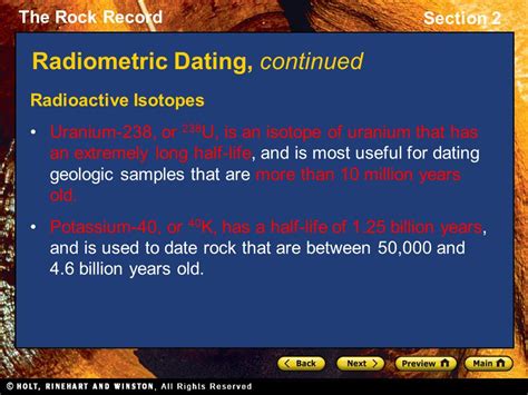 What Is A Commonly Used Radioisotope For Radiometric Dating Telegraph