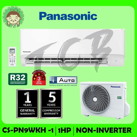 Panasonic CS CU PN9WKH 1 1 0HP Non Inverter R32 Wall Mounted Air