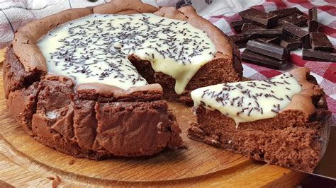 Tarta De Queso Y Chocolate O Cheescake De Chocolate ¡muy Cremosa 😍😍