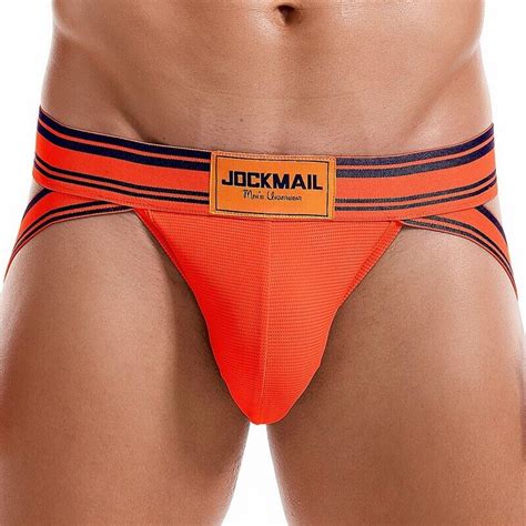 JOCKMAIL Men S Jockstrap Thong Mesh Bikini Briefs Sexy Gay Underwear G String EBay