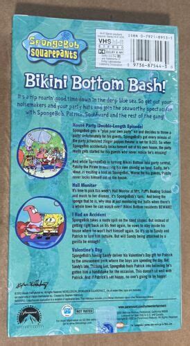 SpongeBob SquarePants Bikini Bottom Bash 4 Episodes VHS Tape 097368754430 97368754430 EBay