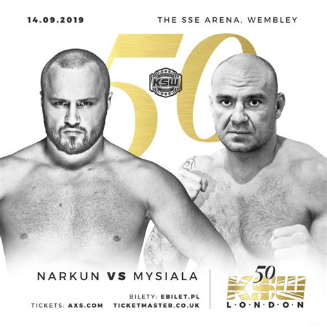 Przemys Aw Mysia A Rywalem Tomasza Narkuna Na Ksw Fight Pl Mma