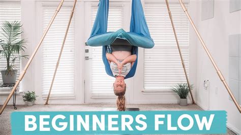 Aerial Yoga Beginners Class 5 Pose Open Hammock Flow Youtube