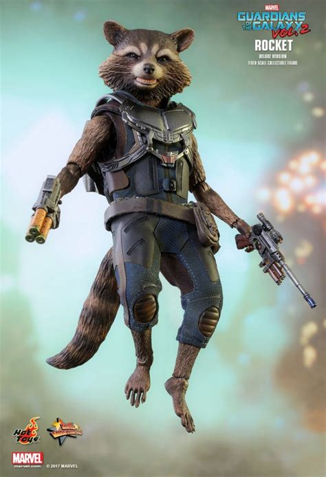 Hot Toys Rocket Raccoon Guardians Of The Galaxy Vol MMS Movie Masterpieces