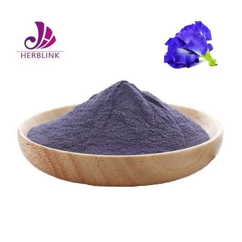 Food Additive Butterfly Pea Flower Extract Powder Pass Mesh