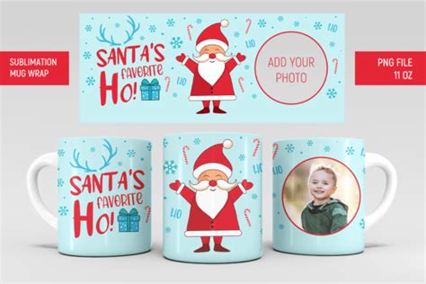 Christmas Mug Sublimation Photo Template Graphic By Kmarinadesign