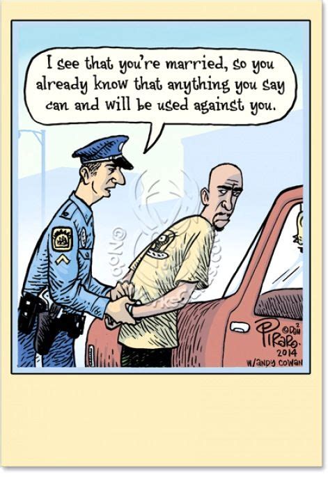 Married Arrest Cartoons Anniversary Card Bizarro By Dan Piraro Golf